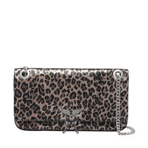 Zadig&Voltaire Women Rock Metal Leopard Crossbody Bag